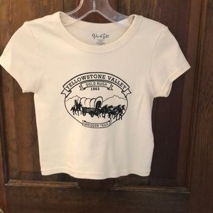 Brandy Melville crop top bought at PAC Sun